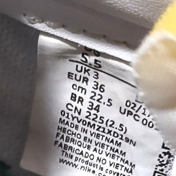 Nike Blazer Low 77  Women's 5.5 Youth 4 White/Blue/Orange - Picture 9 of 12